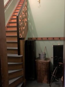Cappon house kitchen stairwell