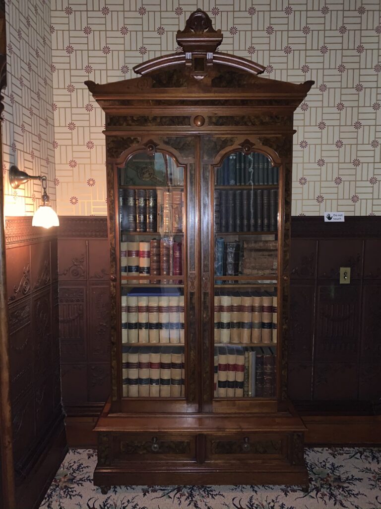 Cappon House Main hall bookcase