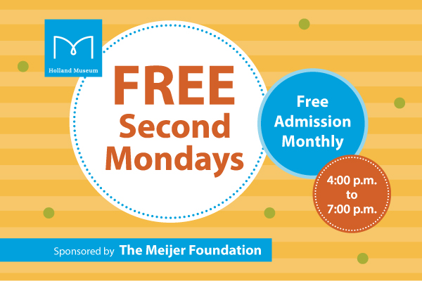 Free second Mondays at Holland Museum