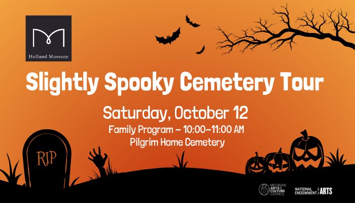 Holland Museum Slightly Spooky Cemetery Tour, October 12, 2024