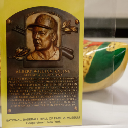 Wooden shoes gifted to Al Kaline