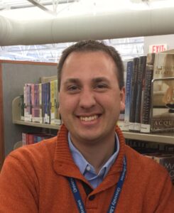 Photo of Adam Oster, the Community Engagement Librarian for the Library of Michigan